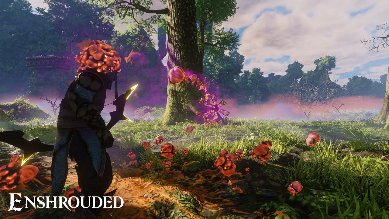 Shroud Root tendrils rising from corrupted ground